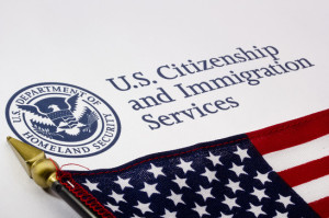 Naturalizace a občanství - USA. Ministerstvo pro vnitřní bezpečnost Logo